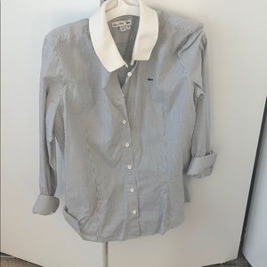 Lacoste striped button up